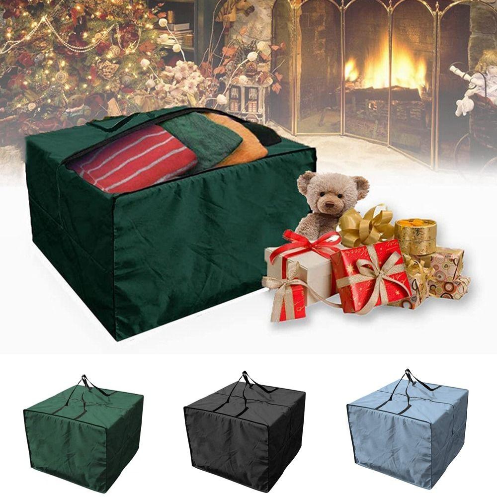 

Квадратная сумка для хранения подушки Черный чехол для стула Сумка для хранения одеял Сумка для хранения на открытом воздухе