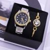 Couple's Waterproof Quartz Wristwatch Set for Men and Women