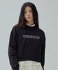 COVERNAT WOMAN Cooper Logo Sweatshirt Black