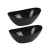 2PCS Thickened Fruit Serving Bowl Large Capacity Preparing-food Bowl Ingot Shape Salad Bowl  Nut