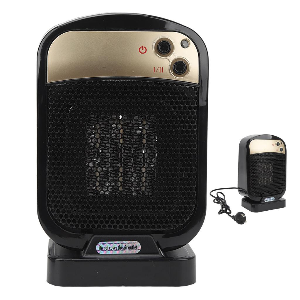 Portable Electric Space Heater 1200W Safe Quiet Ceramic Mini Personal Heater for Office Room Desk Indoor Use