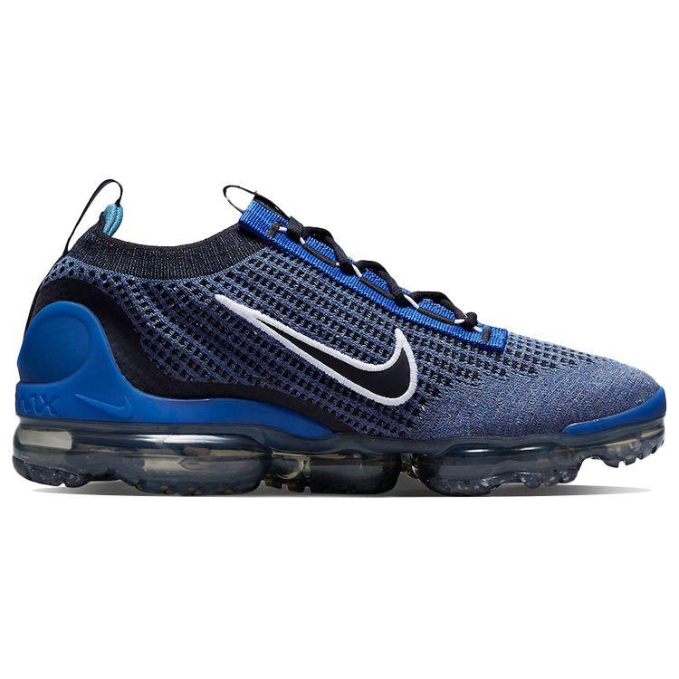 Nike Air VaporMax 2021 Flyknit Game Royal Anthracite Men Sneakers Blue White Black DH4086-400