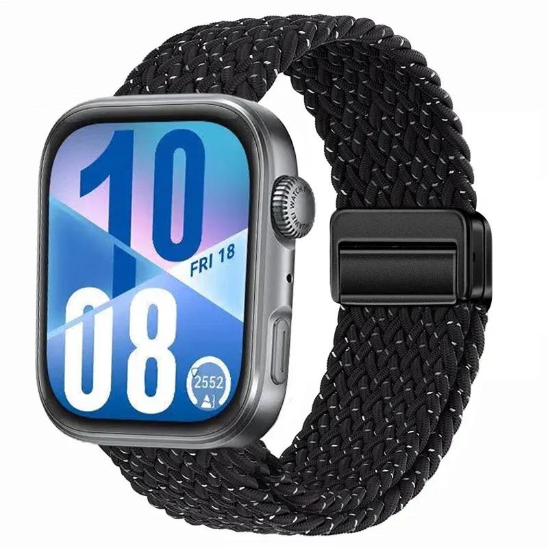 Magnetic Braided Strap for Huawei Watch Fit 4 Pro 3 Nylon Loop Correa Sports Bracelet for Huawei Fit3 Fit4 4Pro Band Accessories