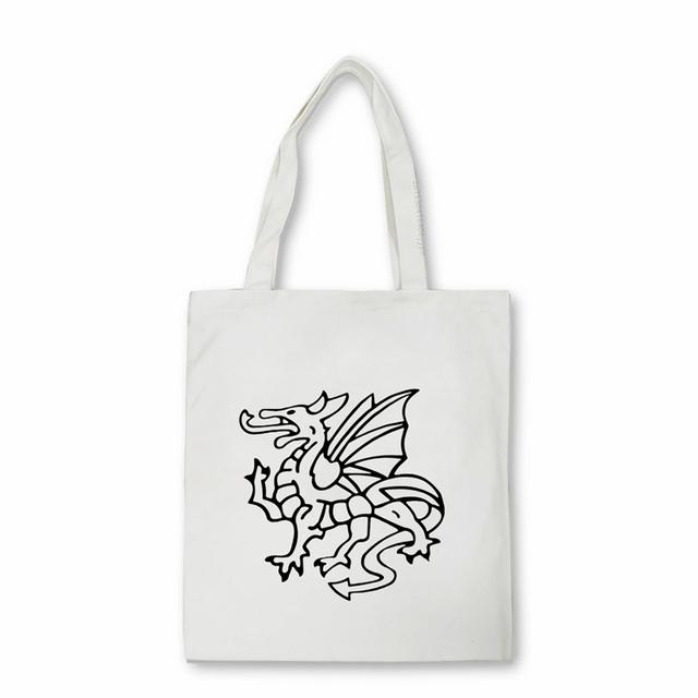 Galles Drago Rugby Football Uomini Donne 6 Nazioni Top Rosso Stampa Gallese Borsa shopper Studenti adolescenti Borse a mano Borsa a spalla