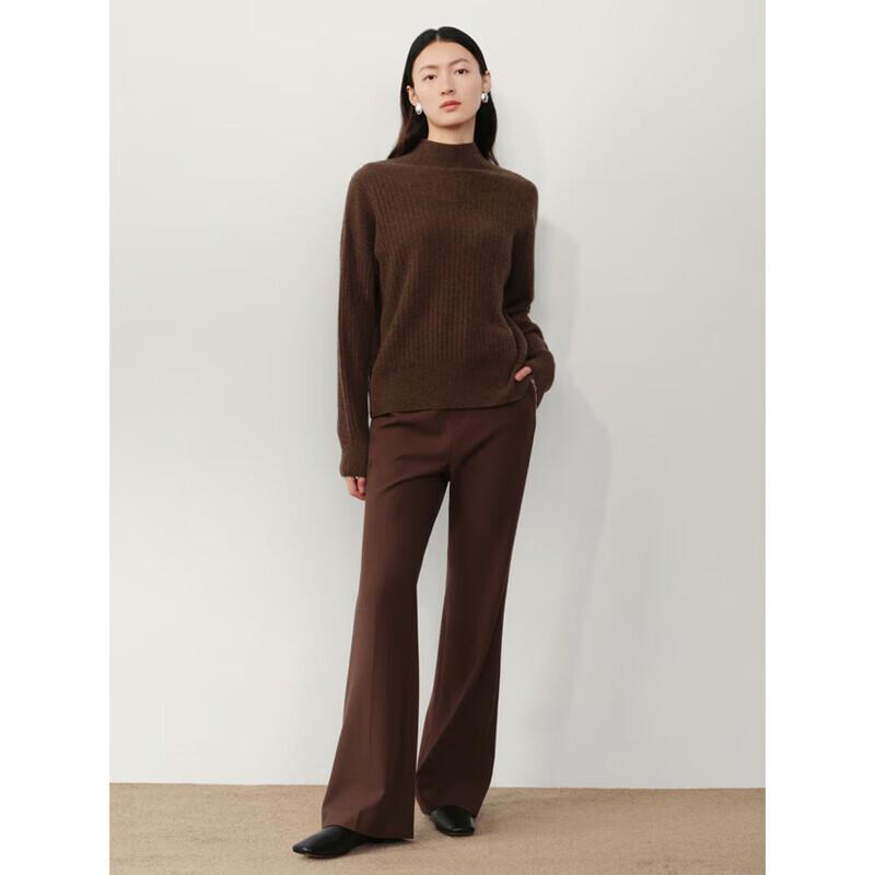 

JZ Annacoco Women s Yak Down Semi-High Collar Sweater S