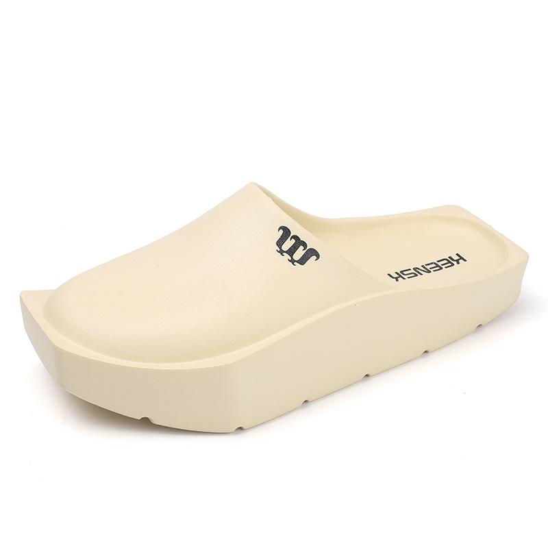 Summer new Korean version of casual simple outer wear bag head sandals large size fashionable and comfortable trend men's slippers