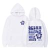 Felpa Stampata QEEAN BEACH Wild Wave 1971 per Bambini - Pullover Autunno/Inverno Vestibilità Larga per Ragazzi e Ragazze