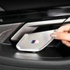 Car Inner Door Handle Bowl Metal Protective Sticker Anti-Scratch Trim Cover Accessories For BMW 3 5 series X1 X2 iX1 X5 X6 X7 M2 TF0