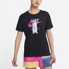 Nike T Shirts Women's Black Crew Neck Moderate Other DD1496-010
