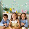 Easter Decoration Macaron Color Pom Pom Ball Garland Kids Birthday Party Decor Favors Supplies Baby Shower Hanging Bunting Flag