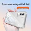 Vivoy76s Transparent Phone Case with Airbag Corner Protection, TPU Material, Minimalist High-End Style.