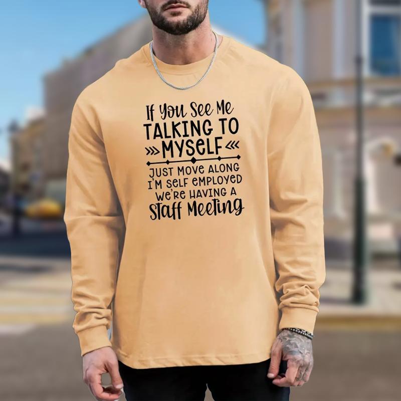 

Мужские футболки с принтом «Волшебный алфавит», футболки с длинным рукавом, повседневные свитера с круглым вырезом, мужская одежда больших размеров 8XL коричневый