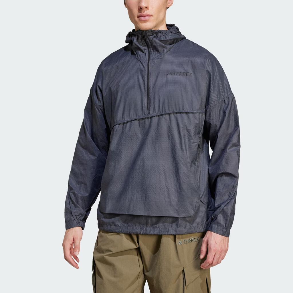 adidas Terrex Half Zip Hooded Jacket JD8427