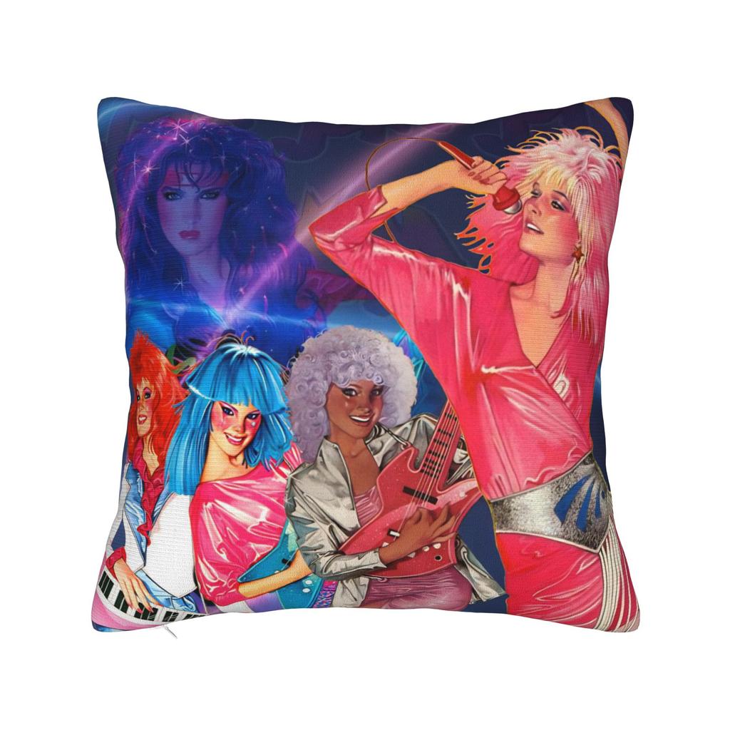 Decorative Pillowcase Jem And The Holograms Stuff Sofa Pillow Case Cover Square Multi Size