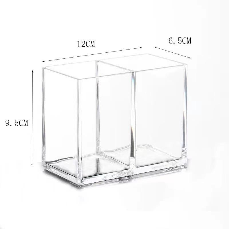 2025 Multi-Compartment Makeup Brush & Skincare Organizer
