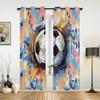 Plants Mushrooms Flowers Moon Modern Window Curtains for Living Room Bedroom Curtain Kitchen Treatment Blinds Drapes
