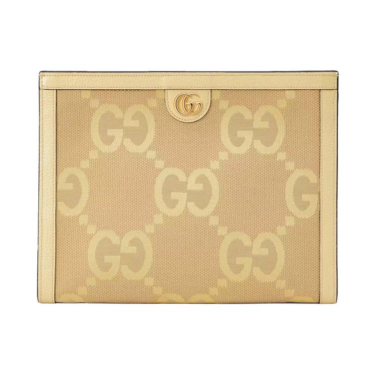

Gucci Ophidia Super Double G Zipper Closure Canvas And Leather Handbag For Women Beige/Yellow Basic+Dust Bag жовтий/бежевий