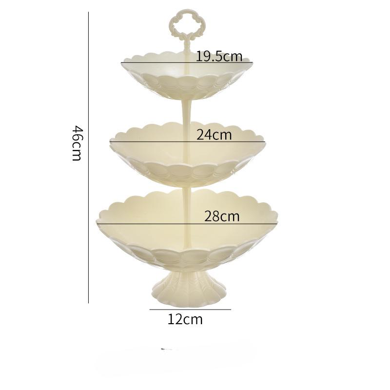 

Многоярусная фруктовая тарелка Трехъярусная фруктовая тарелкаКонфеты и закуски на ресепшене Инвентарь закусок Тарелка для сухофруктов в форме сердца Large + medium + small молочный белый