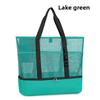 New Beach Bag Seaside Vacation Storage Bag Oblique Span Dry and Wet Separation Portable Lunch Box Tote Bag