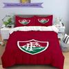 3pcs Football Team (45) Design Cover Set - HD Printed Bedding with 1 Cover and 2 Pillowcases - Perfect for Home and Dorm Decor
