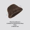 Women's Winter Faux Shearling Bucket Hat, Thickened Windproof Fluffy Fisherman Cap, Warm Cozy Outdoor Hat for Fall Winter