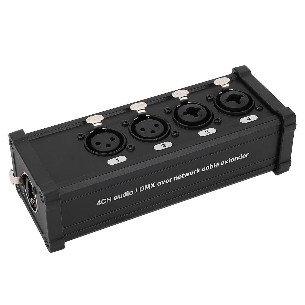 4 Channel XLR 6.5 Combo Transmitter Sound Transmissing Converter with Common Ground Interference Isolation