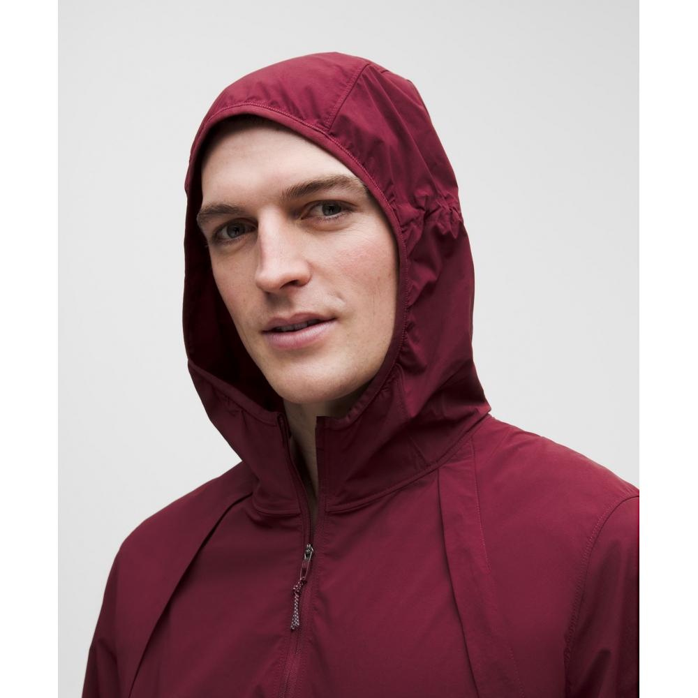 Lululemon Fast And Free Packable Jacket Burgundy Bay