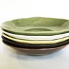 Nishikai Pottery Pasta Plate Curry Plate Set Ajiwai 5 Piece Set Diameter 22cm Dish Oval Pasta Plate Dishwasher Microwave Safe Japanese Tableware Made
