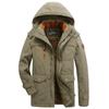 Men 'S Mid -Length Winter Jacket Plus Velvet Cotton Winter Men 'S Jacket