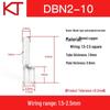 Purple Copper Cold Crimp Pin Type Terminal Lug (DBN2-9-10-14-18)