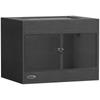 Reptile Terrarium High-Strength for Gecko 60 X 45 X 45 Cm Black