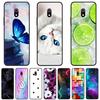 Für Xiaomi mi Qin F22 Pro Hülle Weicher Schwarzer Silikon-Stoßfänger Schmetterling Bemalte Handyhülle für Qin F22 Pro Hüllen QinF22 Pro Fundas