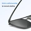 New minimalist and cool ultra light aluminum titanium sunglasses, plus size high-end men's fashionable and durable sunglasses