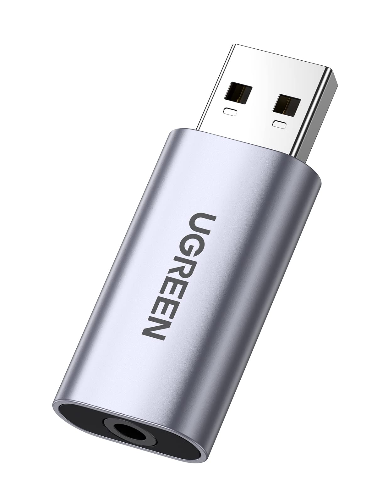 

UGREEN USB до Аудіороз єму Зовнішня Звукова Карта TRRS з Інтегрованим Мікрофоном та Прямим Підключенням Навушників Ідеально для Raspberry, Windows та Інших 3.5мм