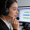 Call Center Headset With Microphone And Adjustable Ear Cushions For Office Communication