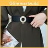 Stylish Women's Wide Elastic Waist Belt In Black And White For Dresses Perfect For Summer 2023