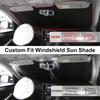 TINGLU Sun Shade For Chevrolet Chevy Equinox EV 2024 2025 2026 Accessories Windshield Sun Shade Window Shade UV Rays Protection Sun Visor Cover With