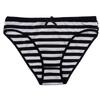 Women's Cotton Panties Sexy Soft Striped Underpants Solid Color Briefs Female Comfortable Stretch Lingerie M-XL 12 Pcs/set