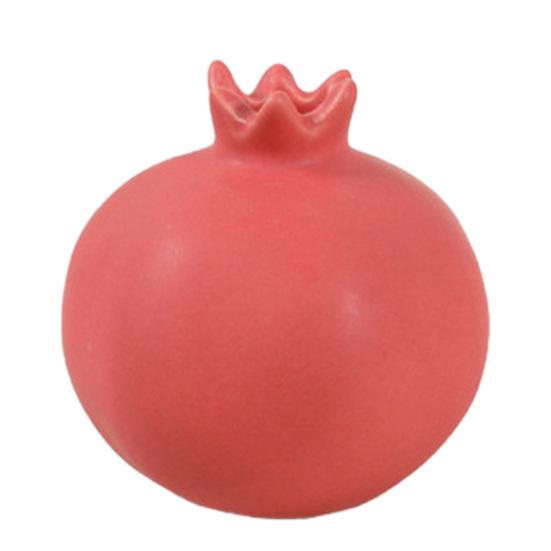 

Ceramic Pomegranates Bud Vase Small Fruit Shaped Decorative Vase for Home Decor Farmhouse Rustic Flower Vase for Table Centerpiece Housewarming Gift D