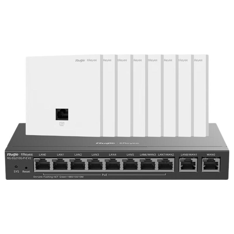 Ruijie Wi-Fi 6 Whole Home Mesh System (1-to-8 Kit) (CN version)