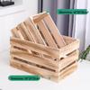 Rectangular Bamboo Bread and Pastry Display Crate