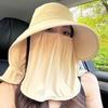 Face Cover Cycling Sun Hat Breathable Neck Sun Protection Hat Women's Summer Sun Hat UV Protection Mask Ice Silk