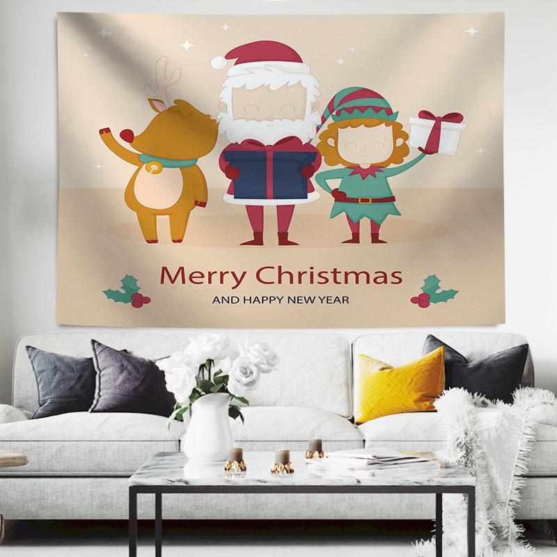 Christmas Balls And Snow Wall Hanging Tapestry Christmas Wall Hanging Tree Wall Hanging Gorgeous Christmas Tree Fireplace Gifts