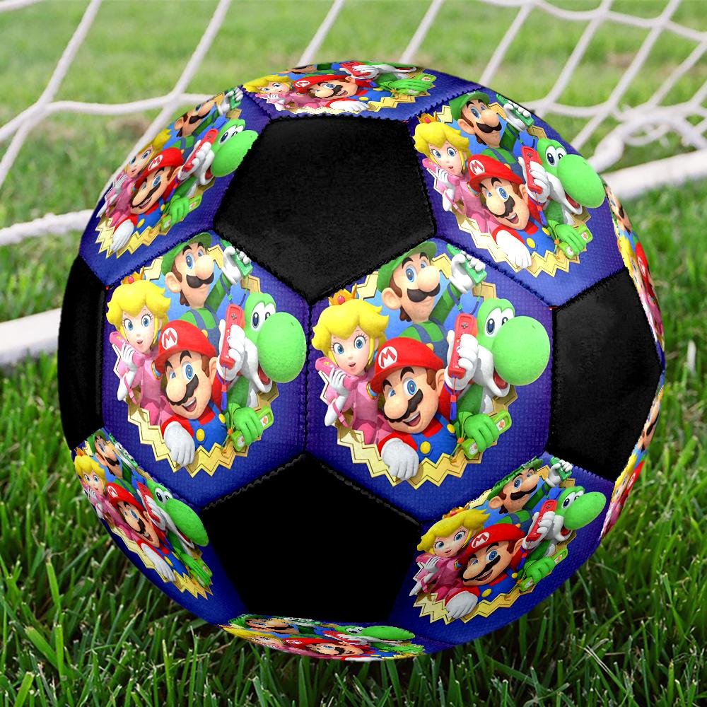 Mario Theme Size 5 Soccer Ball, Suitable for Both Indoor and Outdoor Matches, a Gift Suitable for Everyone.