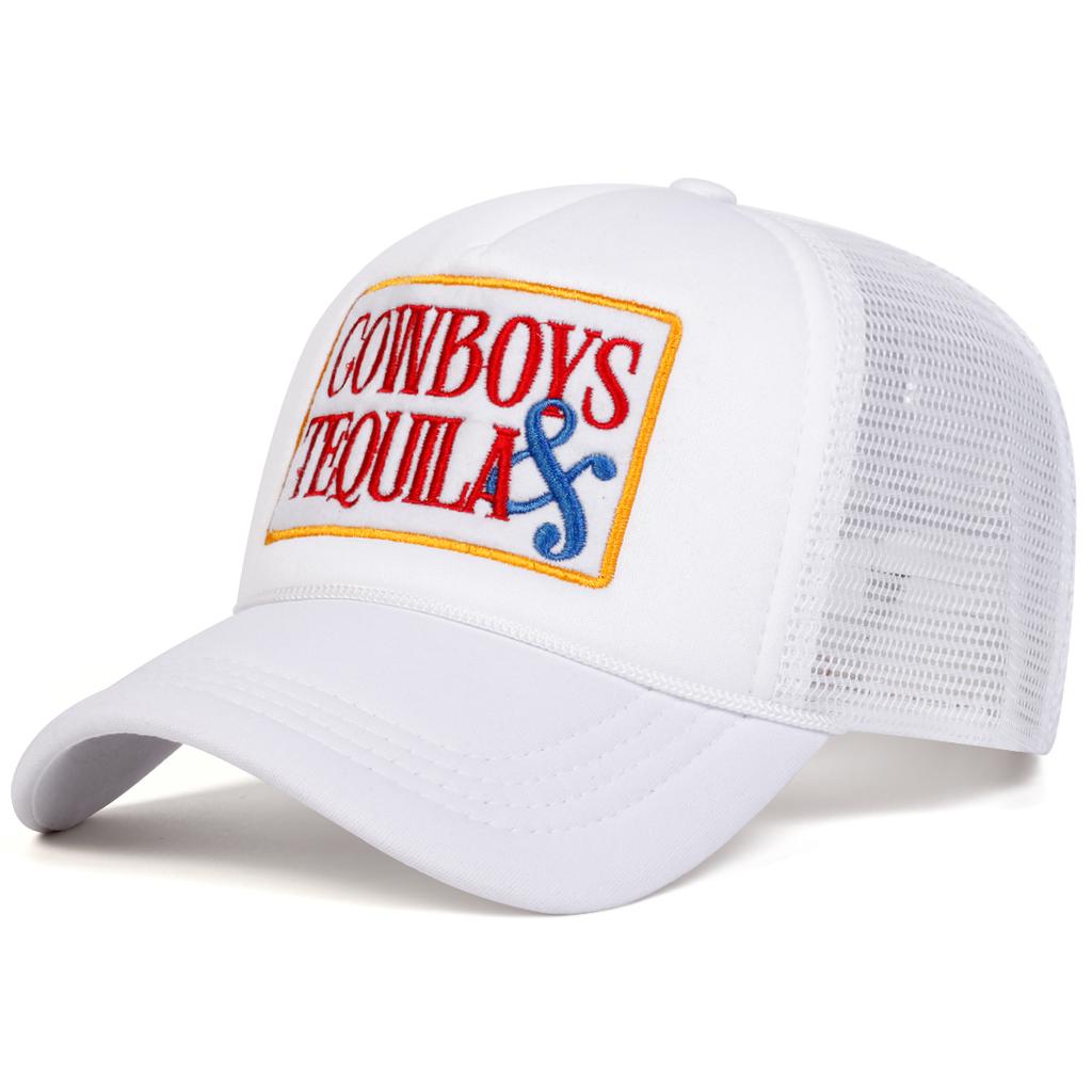 Men Letter Embroidered Baseball Cap Mesh Hat Outdoor Adjustable Sunscreen Leisure Hat Spring Autumn Travel Tourism Beach Vacation