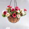 8/10 Inch Round Wire Plant Holder Metal Hanging Basket Coconut Liner Lining Plants Flower Garden Pot for Home Balcony Decoration