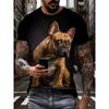 3D Print Animal Pug Graphic T-Shirt For Men Summer Short Sleeve Cool Dog Pattern Tshirts For Men New In Men's Tee Shirts