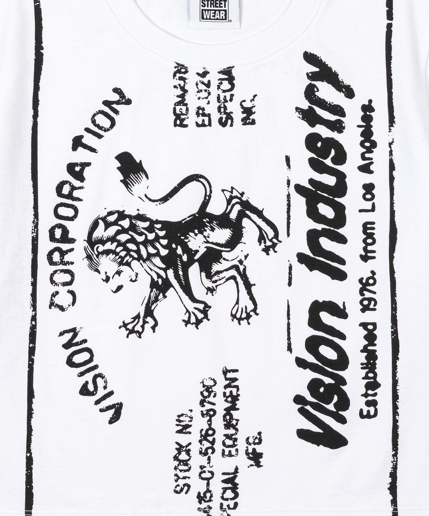 Vision Streetwear Vsw Industry Logo Crop Ws T-Shirts White