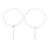 Fashionable Stainless Steel Adjustable Necklace Perfect Pendant Neck Chain For Layering Or Single Wear
