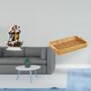 Acrylic Table Sign Kitchen Storage Basket Rectangle Woven Desktop Bread Tray Decorative Handmade